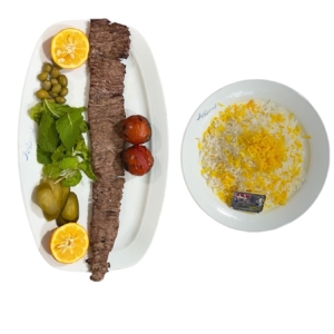 چلوکباب برگ مخصوص گوسفندی