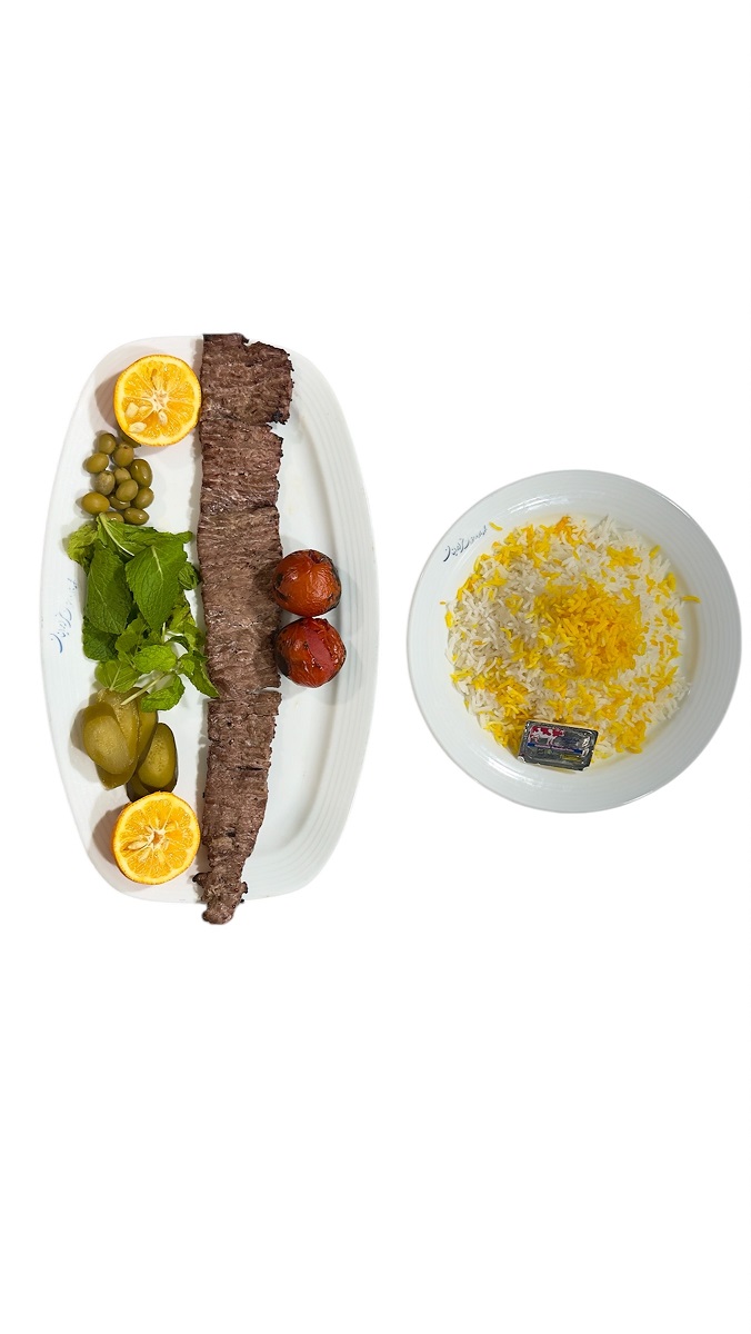 چلوکباب برگ مخصوص گوسفندی