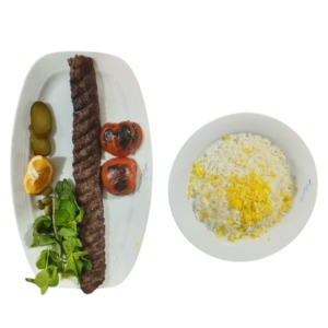 چلو کباب کوبیده گردویی