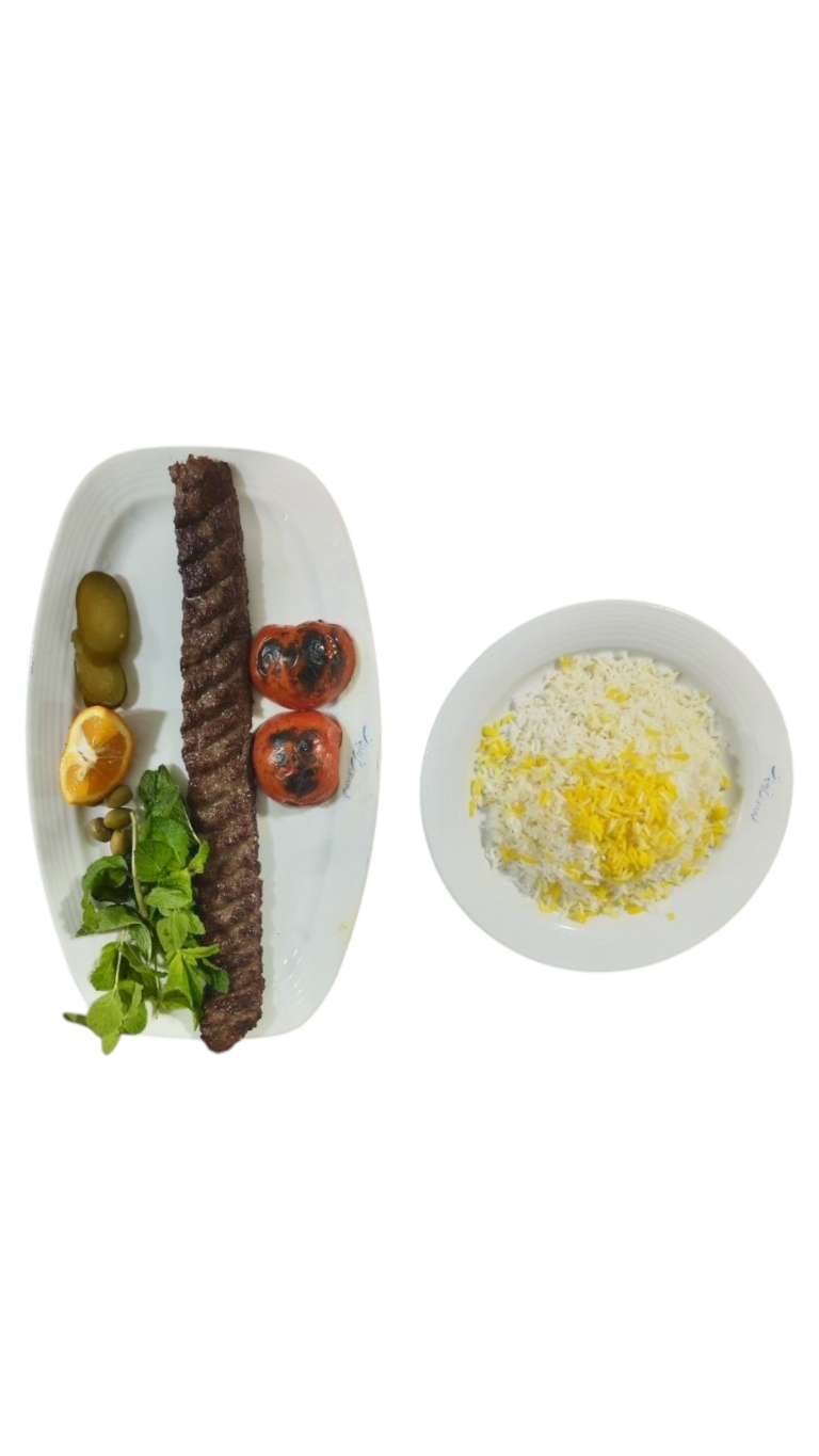 چلو کباب کوبیده گردویی